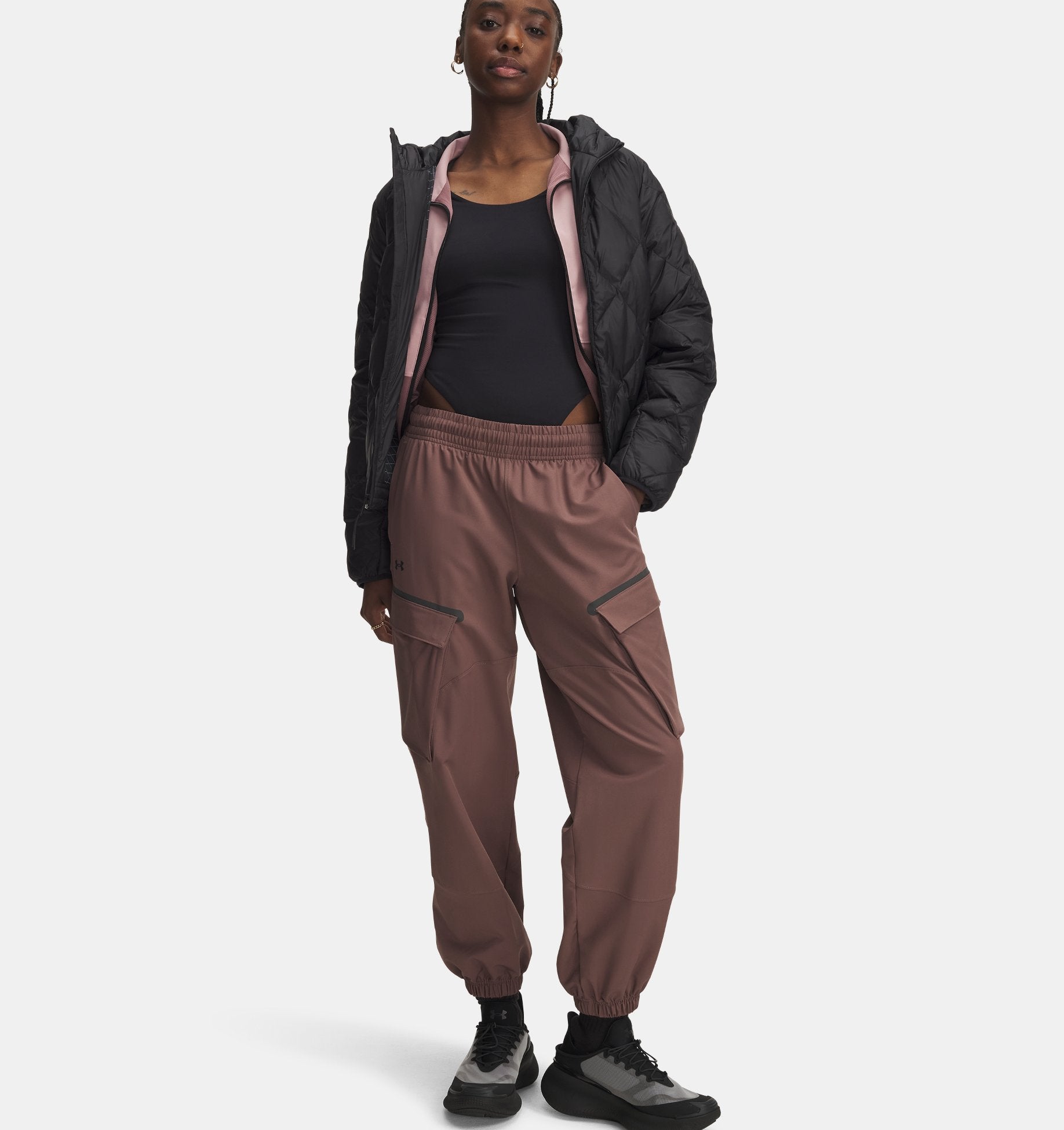 Body s dlouhým rukávem Under Armour Motion – černé