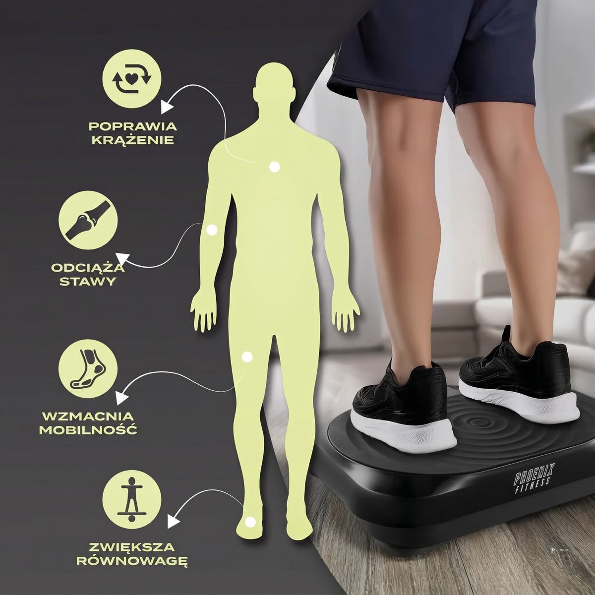 Vibrační platforma Phoenix Fitness
