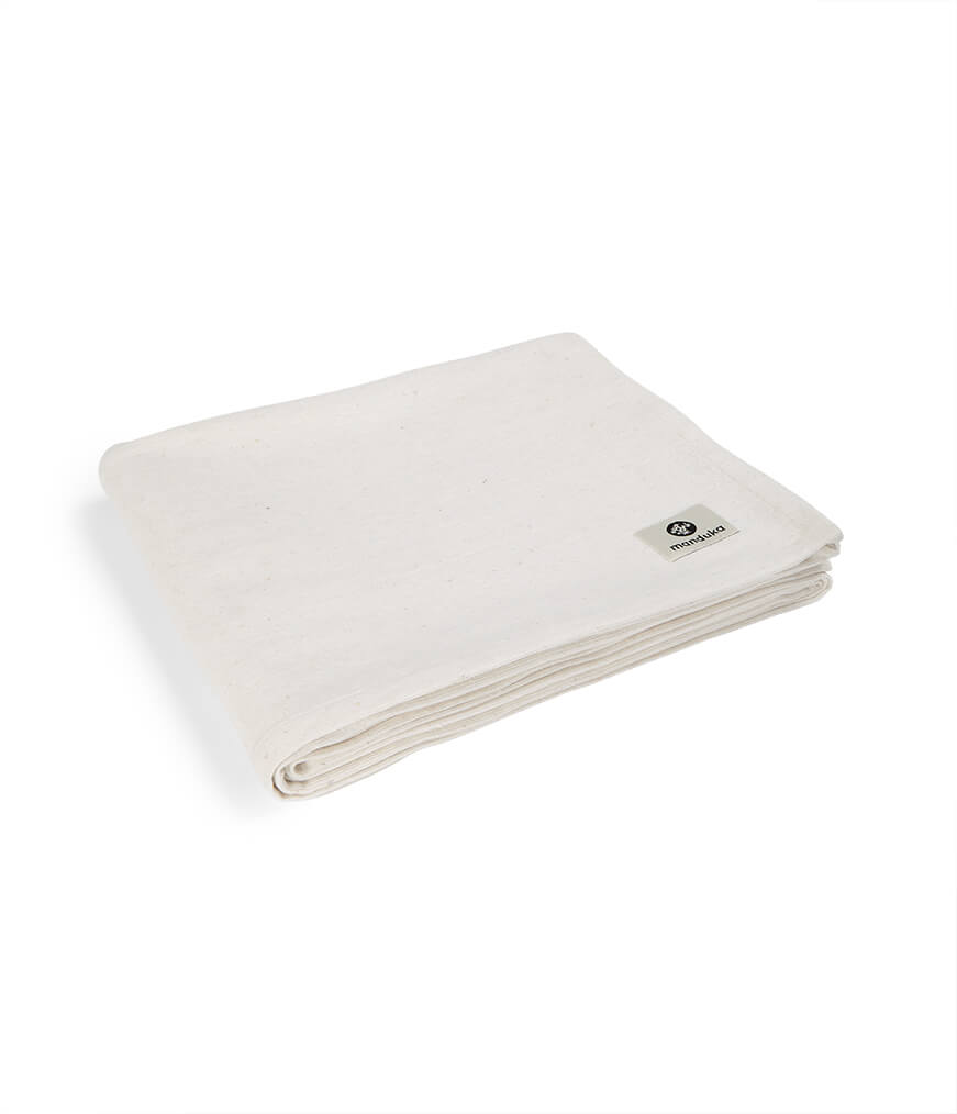 Bavlněná deka na jógu Manduka Essential Cotton Blanket – Natural