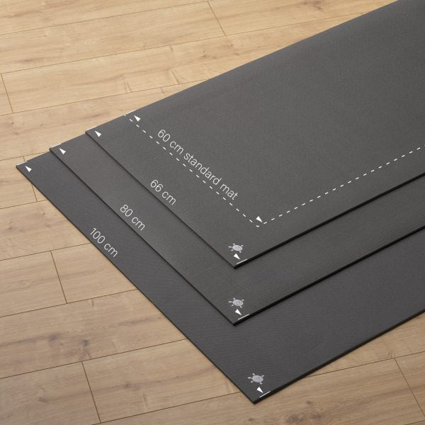 Jógová podložka Kurma Core 60 x 200 cm, 6,5 mm, černá
