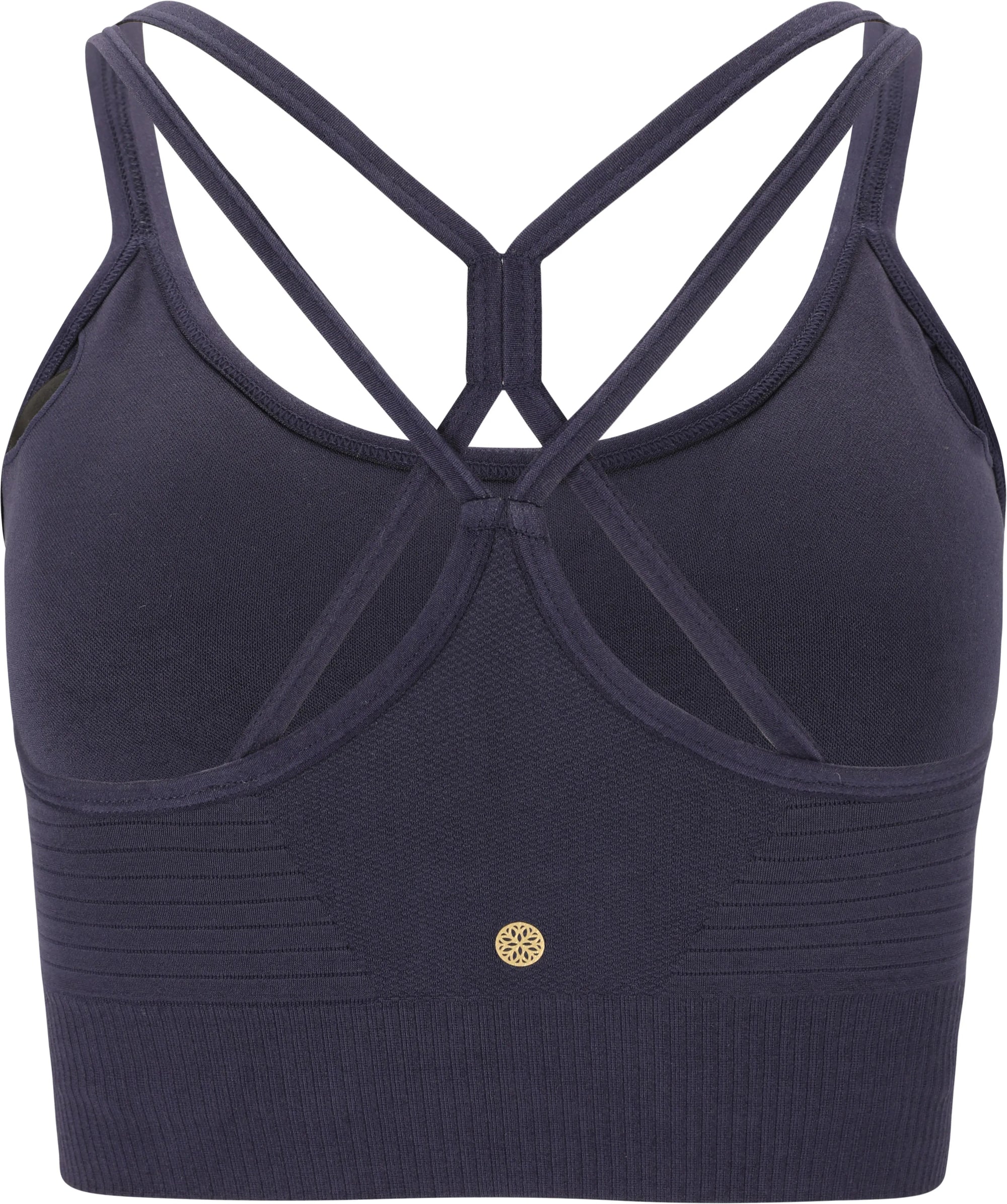 Jógová podprsenka Athlecia Foan Seamless Bra – tmavě modrá