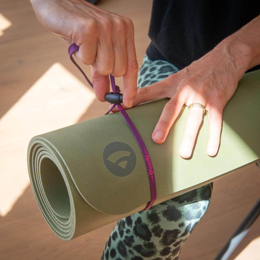 Popruh na přenášení podložky Bodhi Basic – růžový