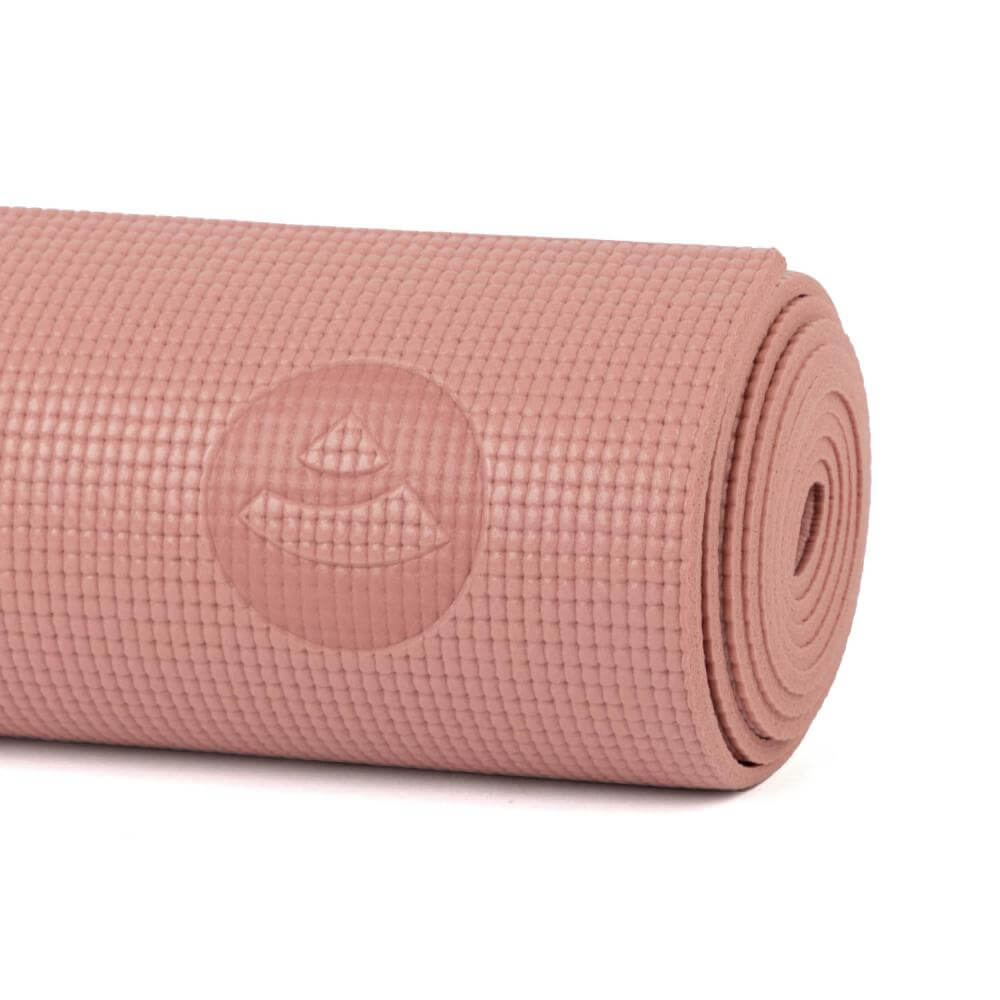Jógová podložka Bodhi Leela 4,5 mm – růžová hamsa