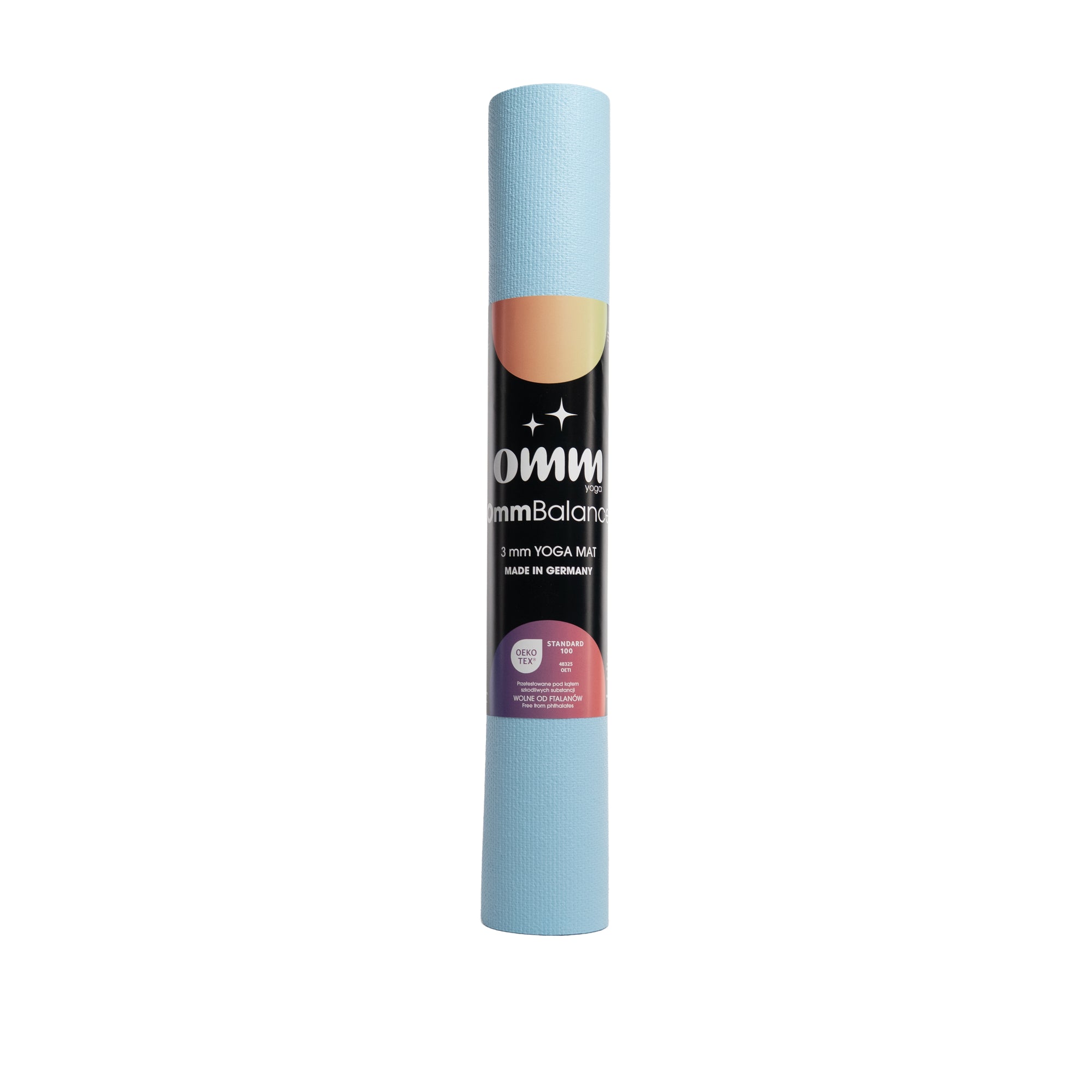 Jógová podložka OMM YOGA Balance Light Blue 3 mm
