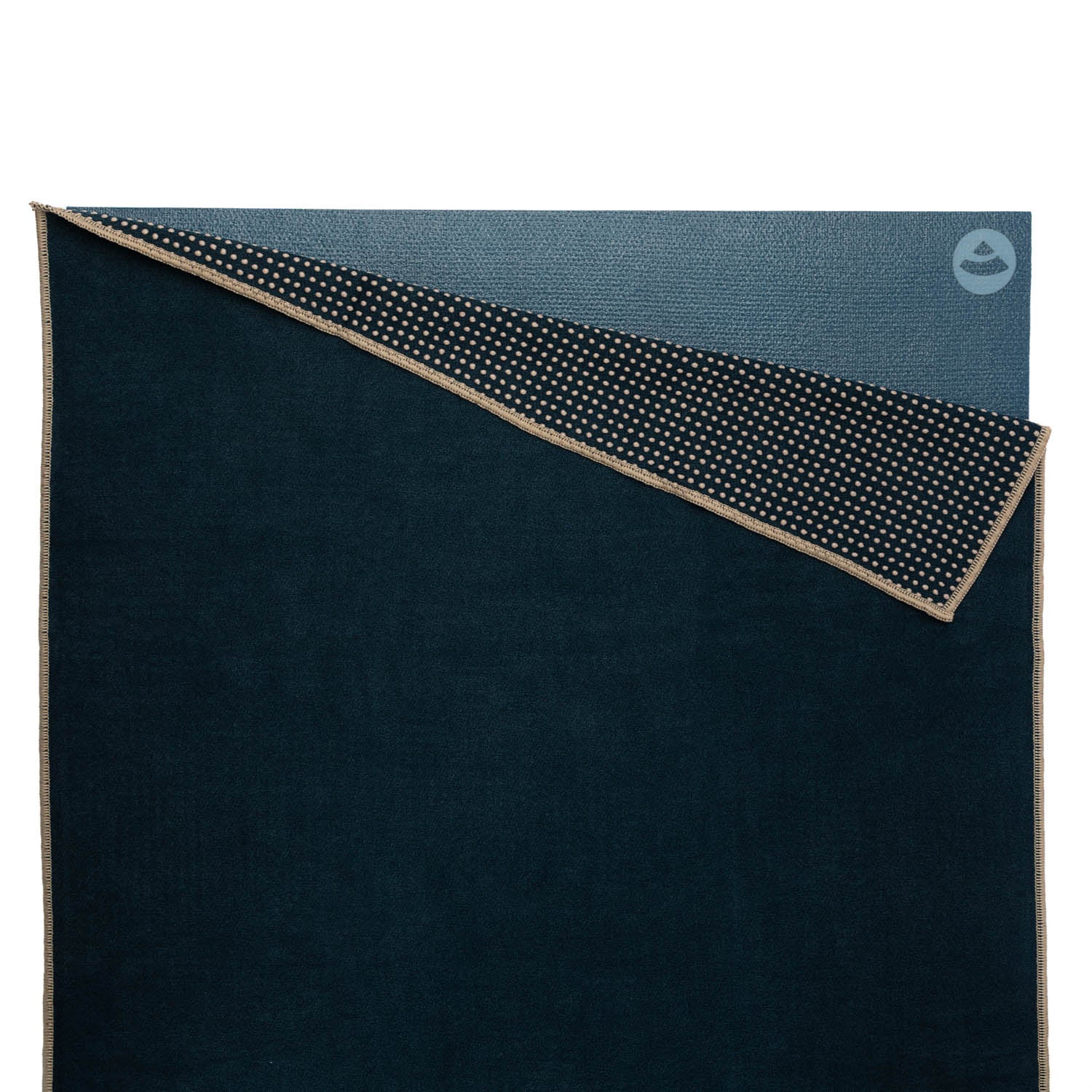 Jógový ručník GRIP 183 x 61 cm – tmavě modrý