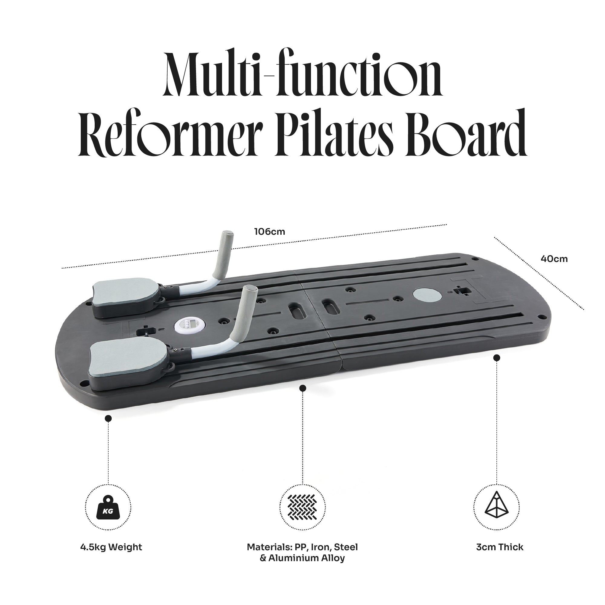Pilates reformer Myga Portable Pilates Set – černý