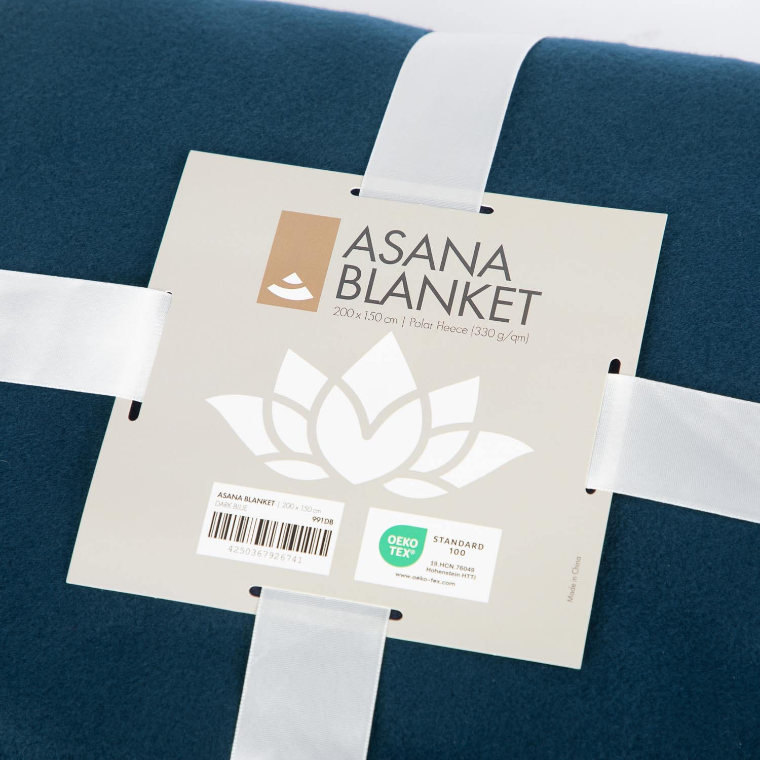 Jógová deka Bodhi Asana – tmavě modrá