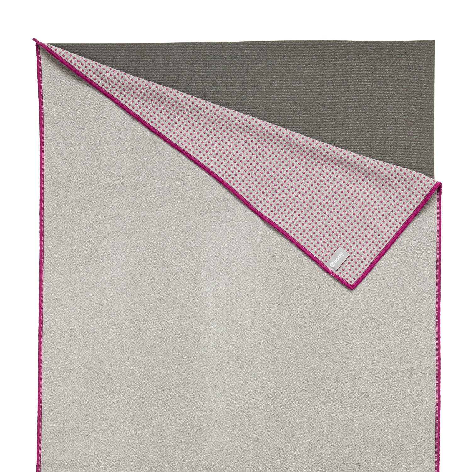 Jógový ručník GRIP 183 x 61 cm – šedý